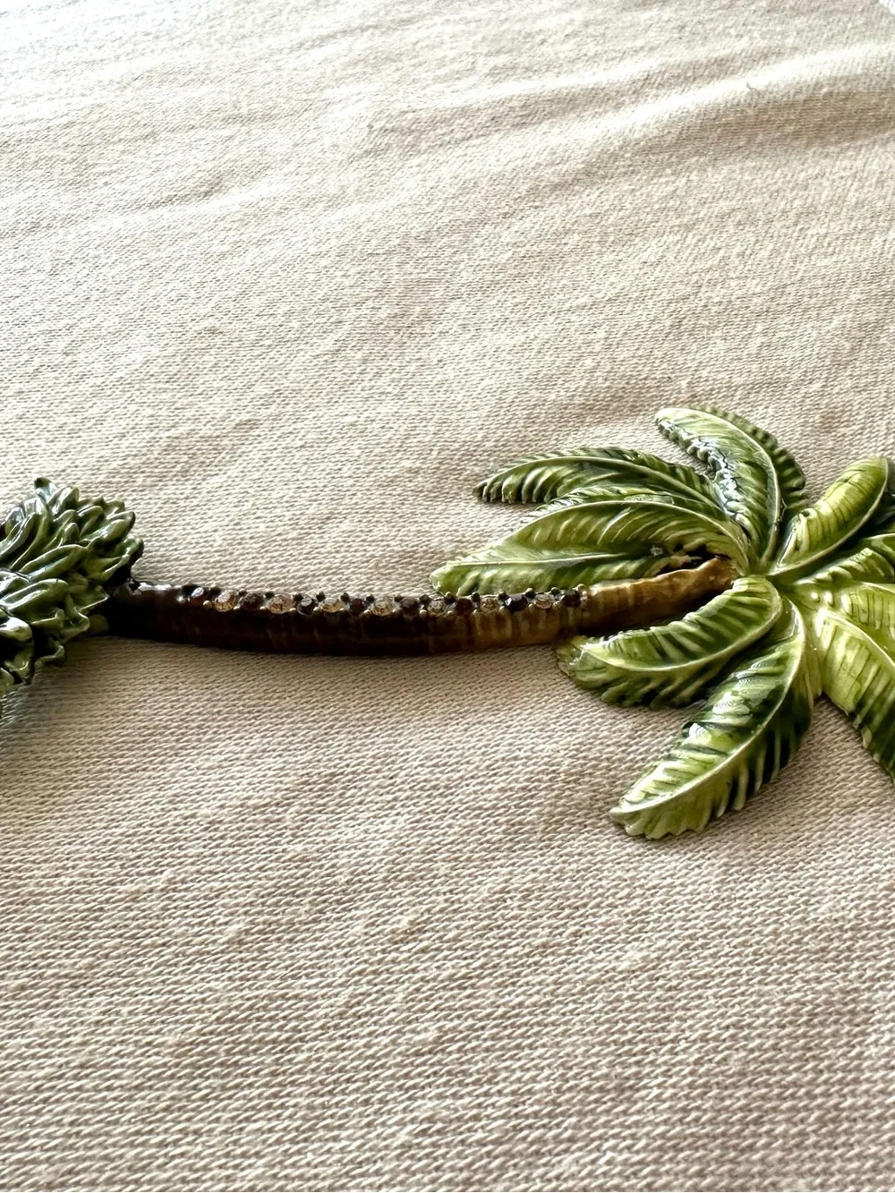 Jeweled Palm Tree Wall Hook Tropical Coastal Decor Kauai